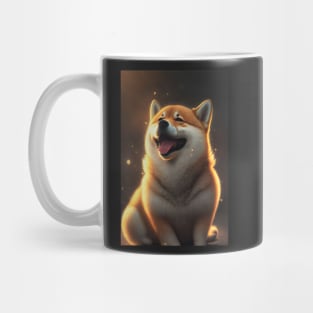 Happy Shiba Inu Dog Mug